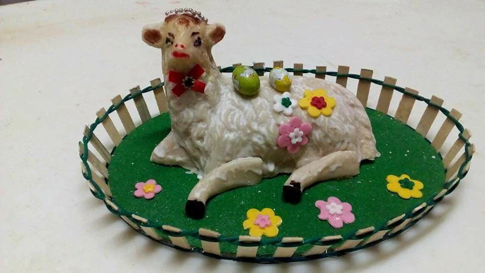 Agnellino pasquale di pasta reale