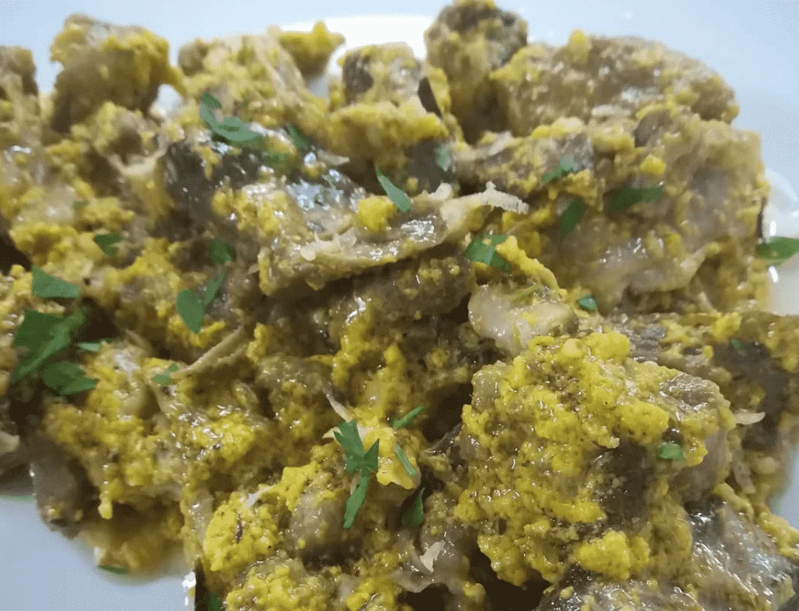 Agnello in fricassea