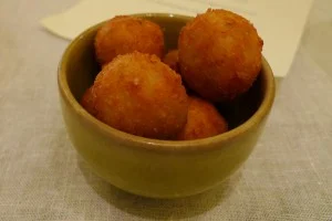 Arancine di riso in bianco