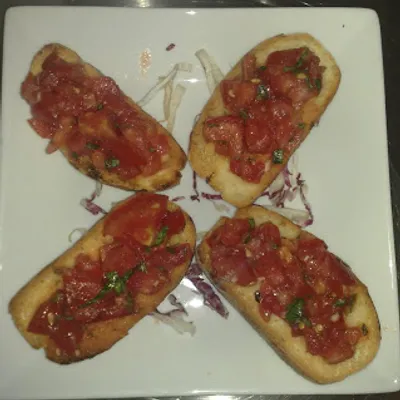 Bruschetta al pomodoro alla siciliana