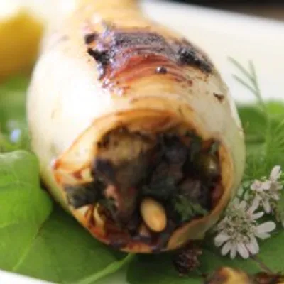 Calamari ripieni al forno alla siciliana