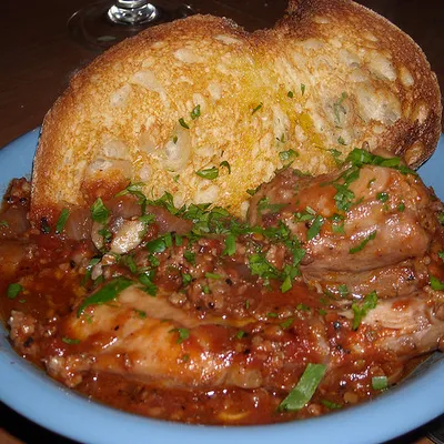Coniglio in casseruola alla siciliana