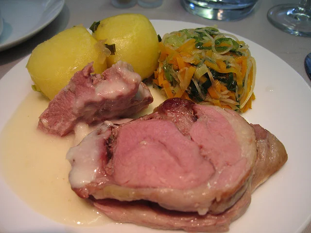 Cosciotto di agnello al forno