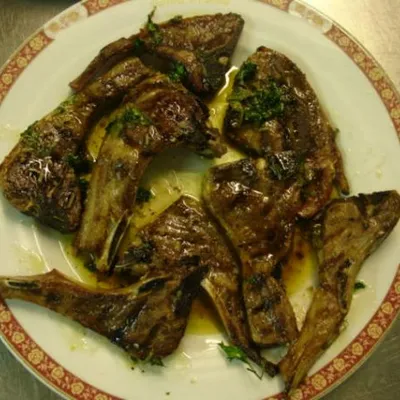 Costolette di agnello alla brace