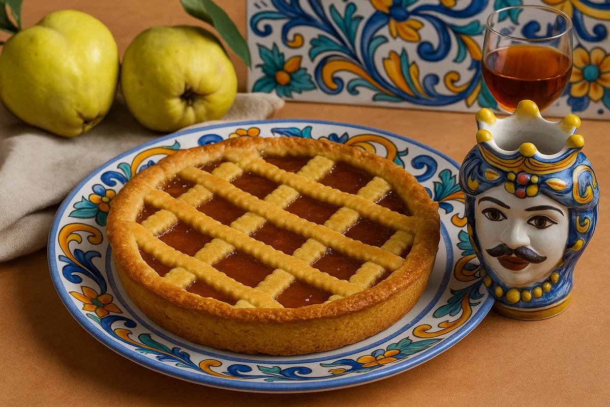 Crostata di mele cotogne