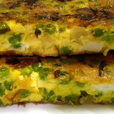 Frittata di piselli