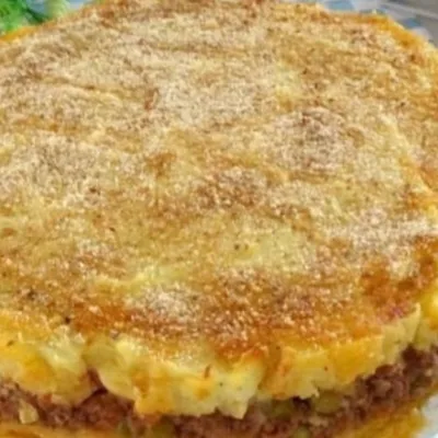 Gateau di patate al ragù