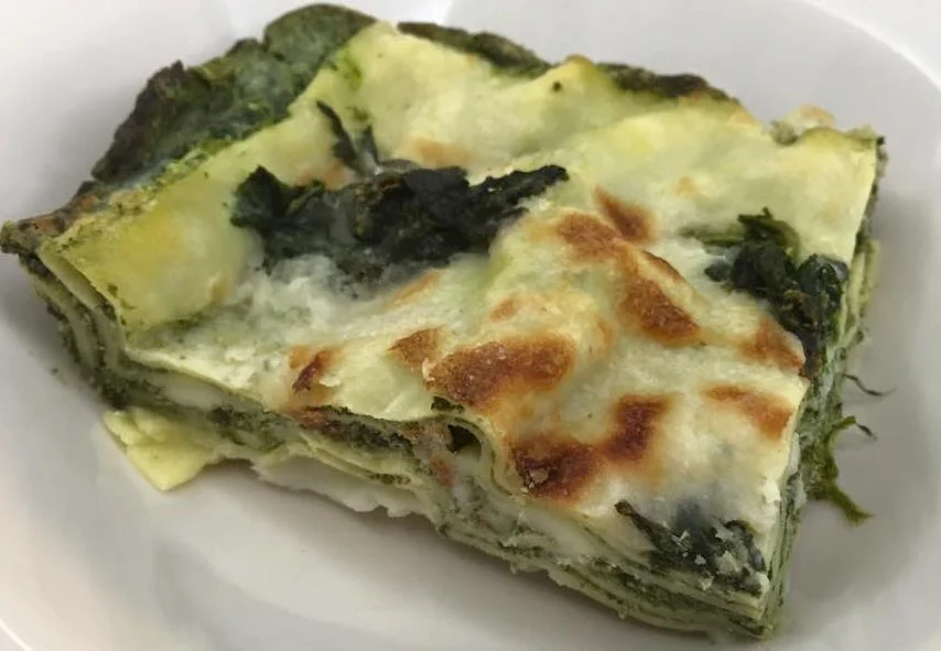 Lasagne con ricotta e spinaci