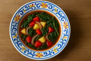 Minestra di patate e peperoni, un comfort food siciliano