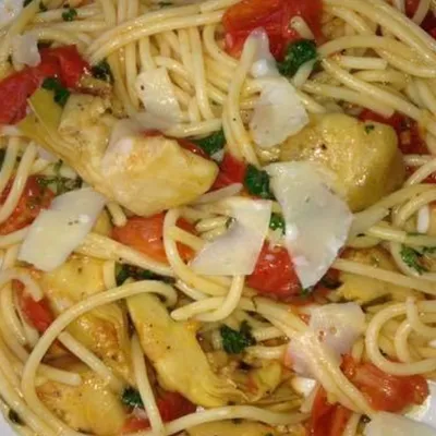 Pasta con i carciofi di Menfi
