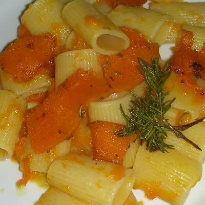 Pasta con la zucca