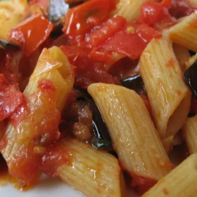 Pasta con le melanzane