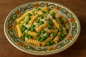 Pasta con ricotta e piselli: Fresca bontà primaverile