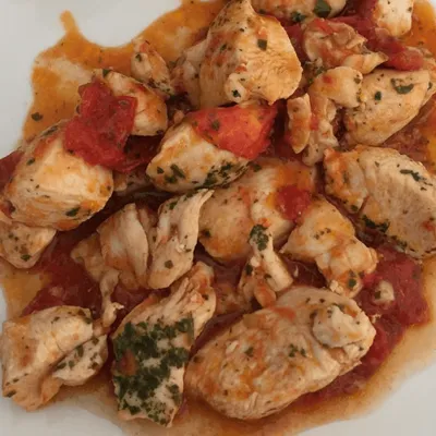 Pollo in padella alla siciliana