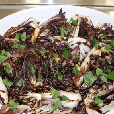 Radicchio arrosto in salmoriglio