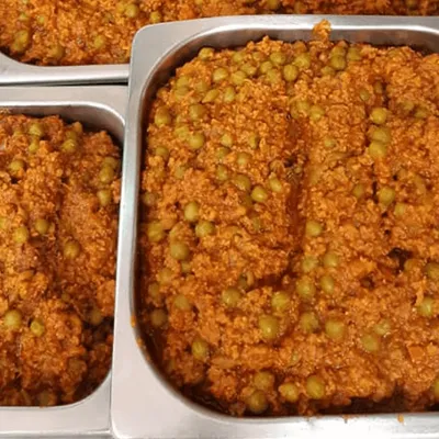 Ragù di tritato e piselli alla siciliana