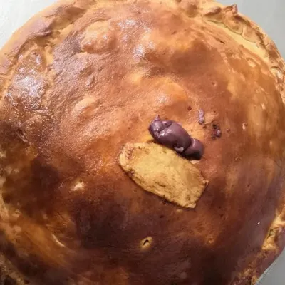 Scacciata con pomodoro e melanzane