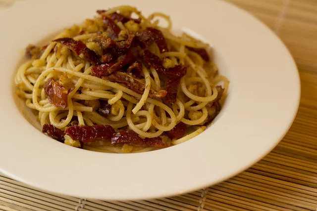 Spaghetti ai pomodori secchi