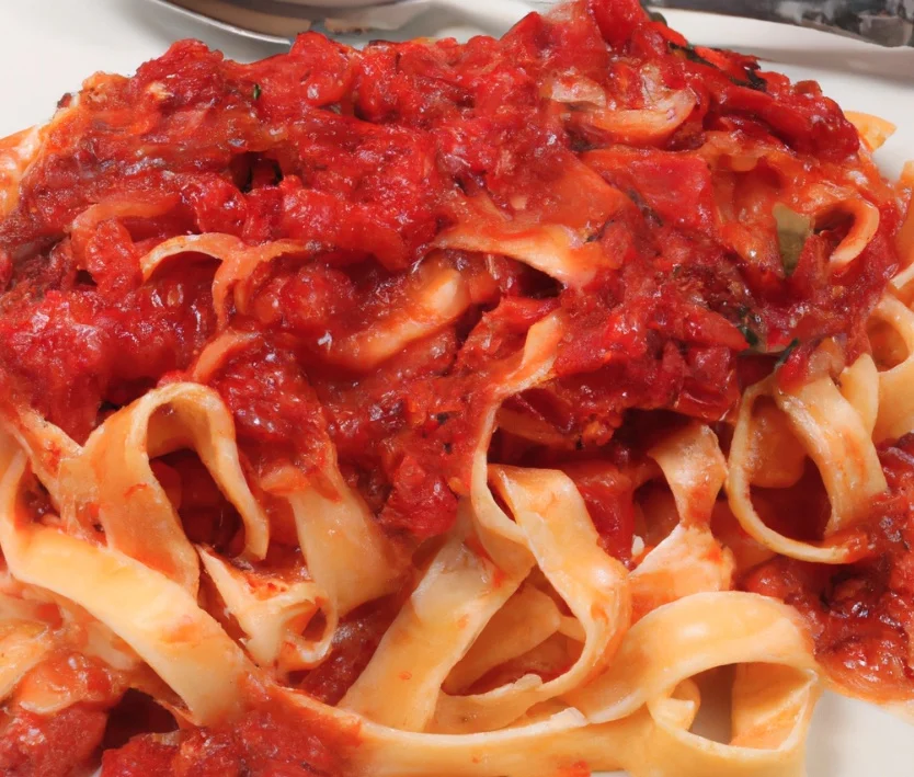 Tagliatelle con sugo di pancetta: Un viaggio nei sapori siciliani