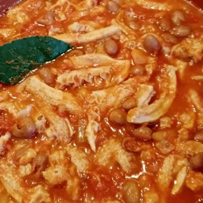 Trippa con i fagioli