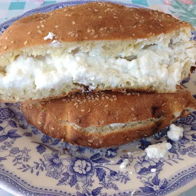 Vasteḍḍa condita con la ricotta